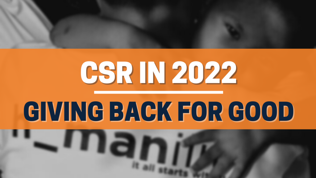 CSR in 2022: Giving Back for Good | INM Marketing Group